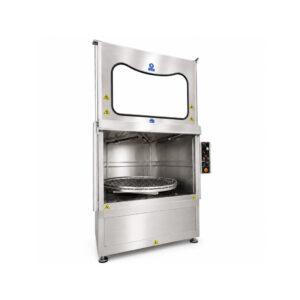 Angle view of a Winona Van Norman Stainless Steel Washer designed for heavy-duty cleaning of engine components and industrial parts.