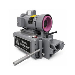 Angle view of the Winona Van Norman Cap and Rod Grinder designed for precision machining of connecting rod caps and mating surfaces.