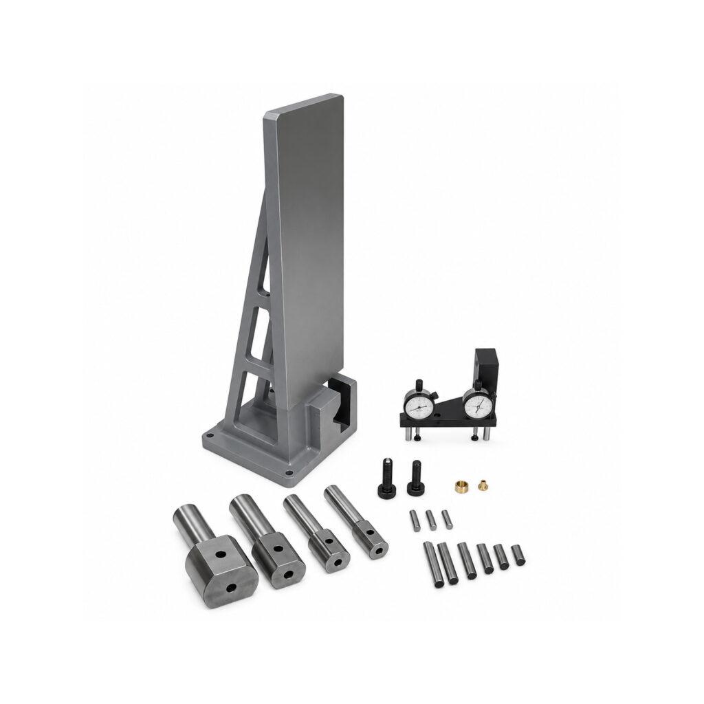Angle view of a Winona Van Norman Rod Alignment Fixture designed to inspect connecting rods for bend, twist, and alignment accuracy.