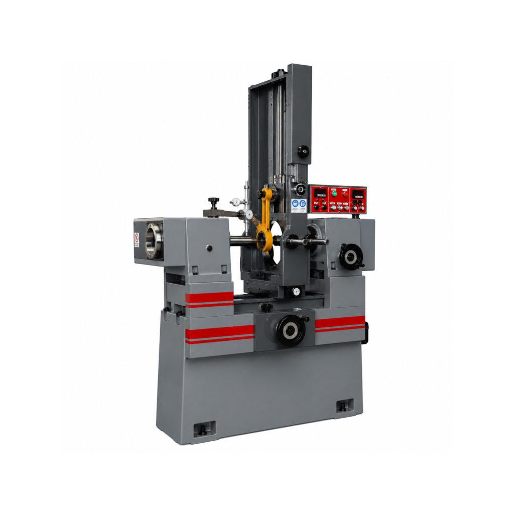 Angle view of the Winona Van Norman Rod Boring Machine showcasing the precision boring head, workholding system, and heavy-duty machine construction.