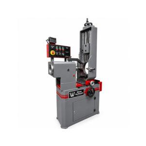 Angle view of the Winona Van Norman Rod Boring Machine showcasing the precision boring head, workholding system, and heavy-duty machine construction.