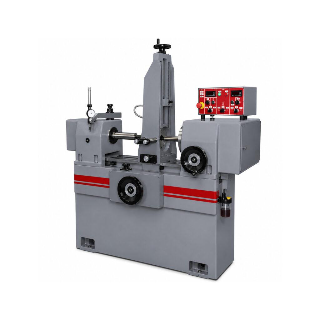 Angle view of the Winona Van Norman Rod Boring Machine showcasing the precision boring head, workholding system, and heavy-duty machine construction.