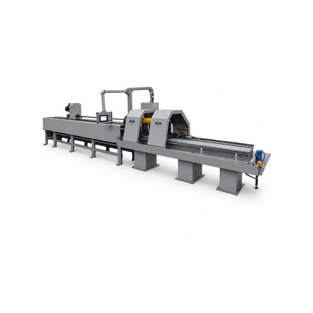 Angle view of a Winona Van Norman Tube Hone designed for precision honing of long cylindrical components, tubes, and deep bores.