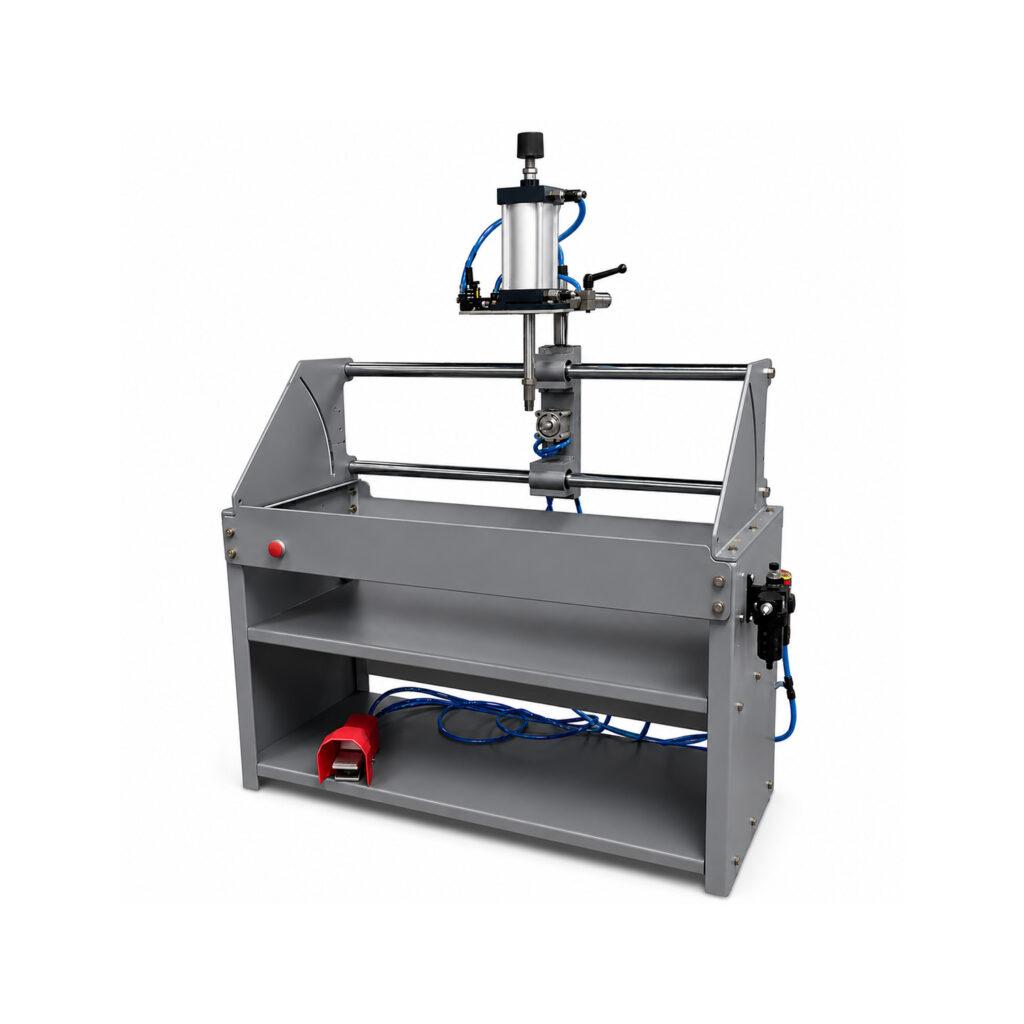 Angle view of a Winona Van Norman Disassembly Bench designed for efficient cylinder head and engine component disassembly, assembly, and rebuilding operations.