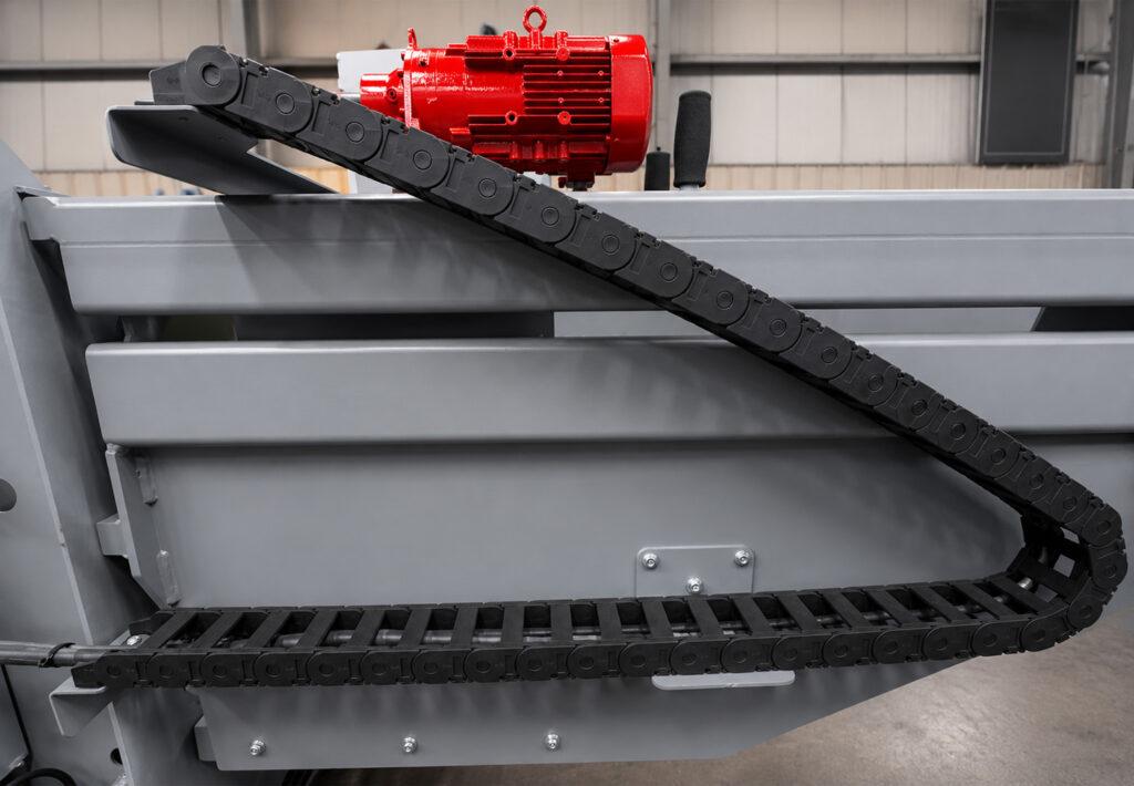 Drive belt assembly on the Winona Van Norman LH2X Line Hone, designed to transfer power for smooth, accurate, and consistent honing performance.