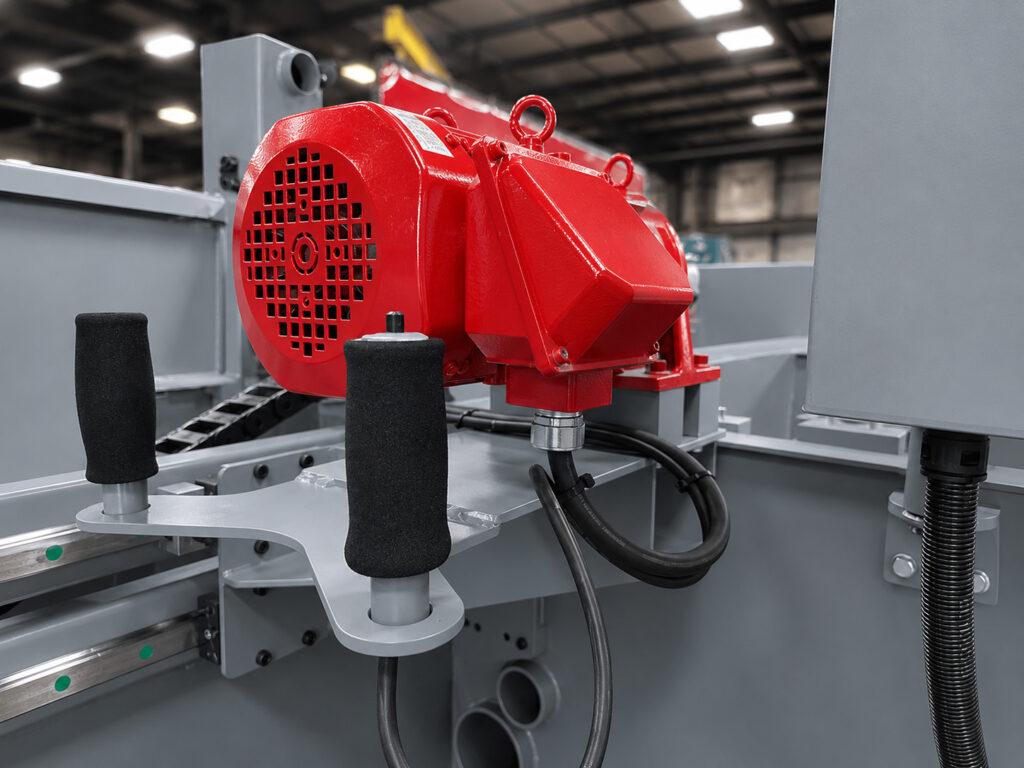 Drive motor of the Winona Van Norman LH2X Line Hone providing dependable power for smooth, accurate, and consistent line honing operations.